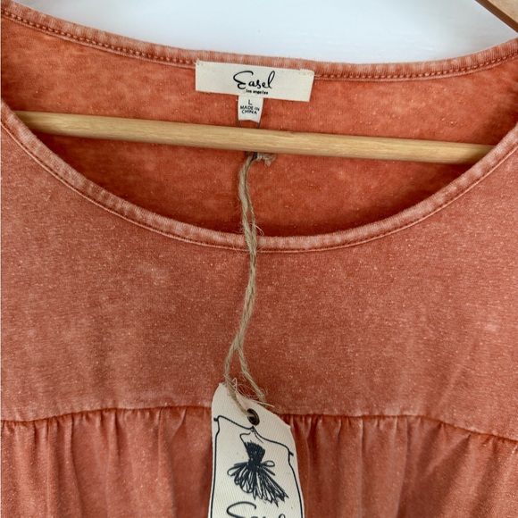 NWT Easel mineral wash baby doll long sleeve size large - Picture 3 of 6